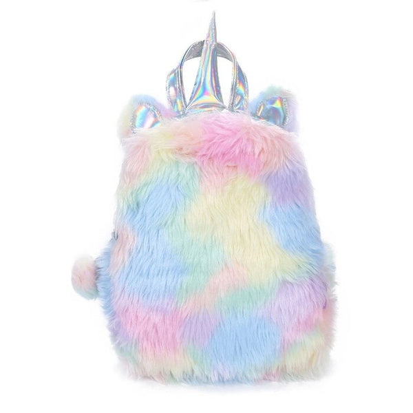 Cute Unicorn Plush Mini Backpack
